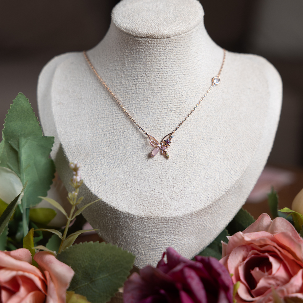 Collier Papillon Nacré