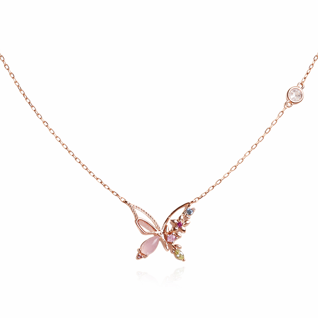 Collier Papillon Nacré