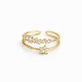 Bague Crytalli - Gold