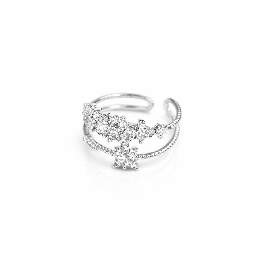 Bague Crytalli - Silver