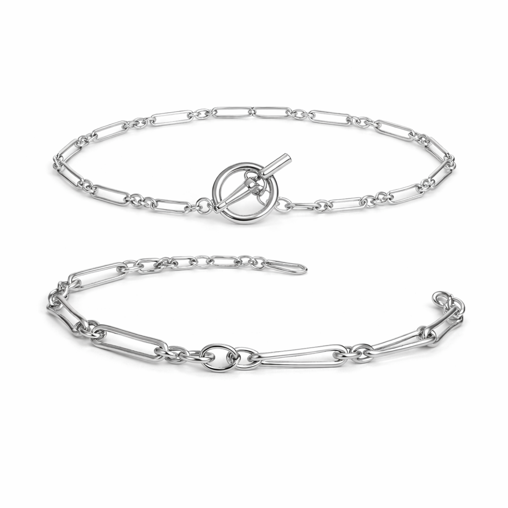 Bracelet Double Tennis - Argent