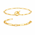 Bracelet Double Tennis - Gold